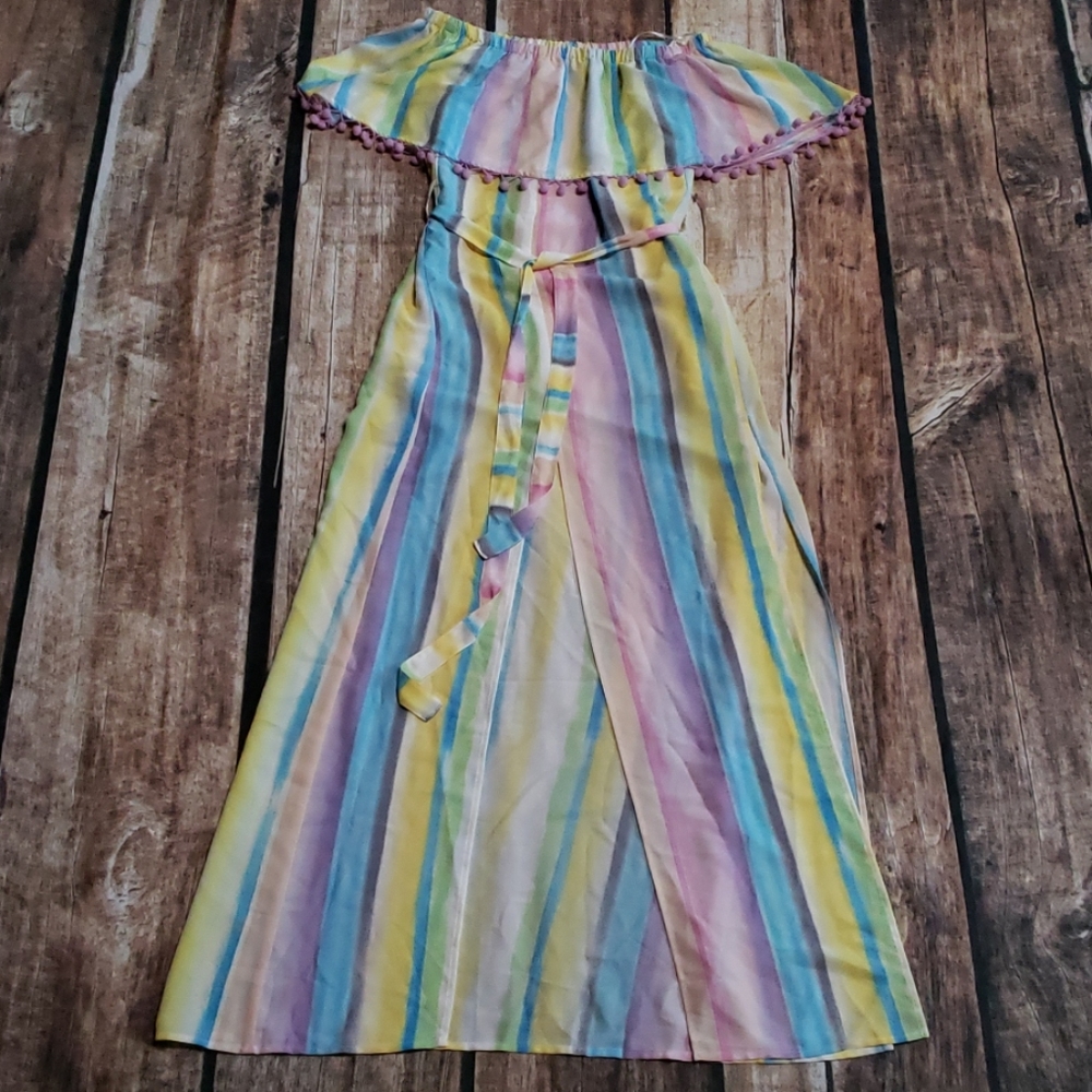 BuddyLove Striped Maxi Dress